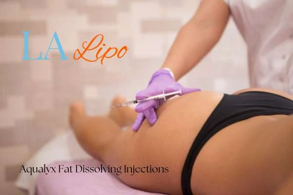 Woman having fat dissolving injections Sutton in Ashfield on thighs