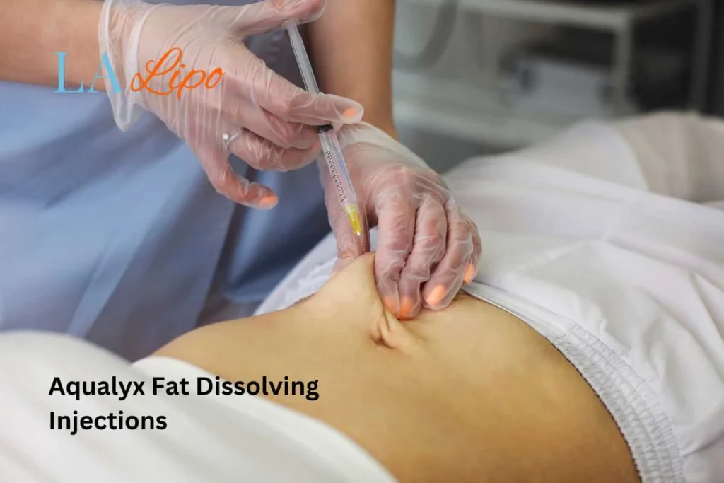 woman having fat dissolving injections Sutton in Ashfield in the stomach