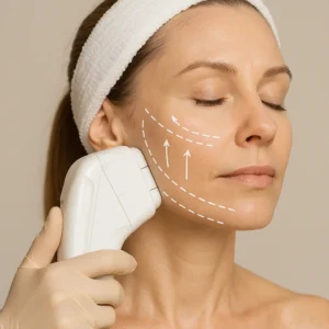 Woman having HI-FU to reduce wrinkles call LA LIPO Sutton in Ashfield Now!