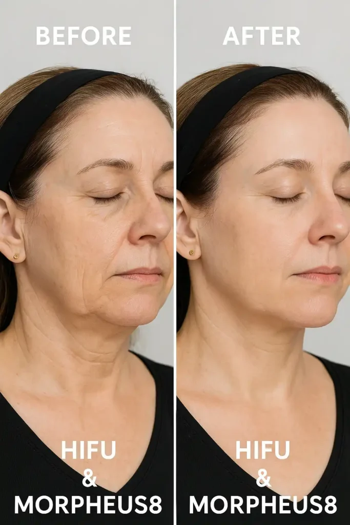 HIFU & Morpheus8 treatment results Sutton in Ashfield - book in today!